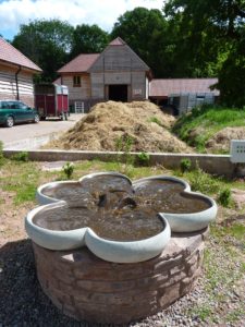 Vasque vive trèfle brassage oxygénant sur citerne à purin