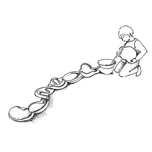 Esquisse de la fontaine Cascadelle 1