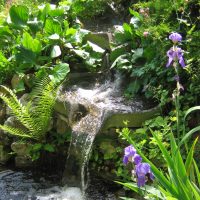 Cascade Malmo sur un bassin aigaterra